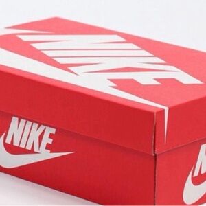 Nike Red and White Shoe Box